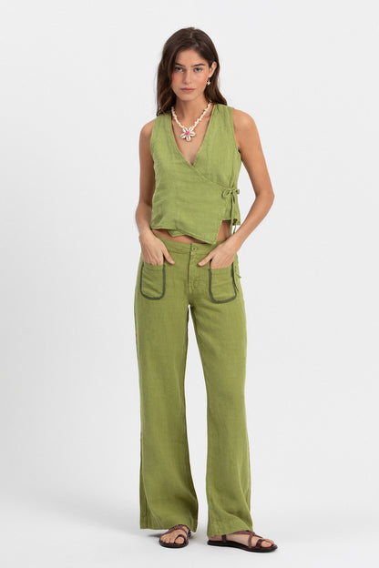 TOP LINO CRUZADO LAZADA