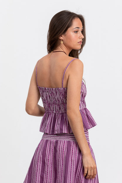 TOP RAYAS ESTAMPADAS