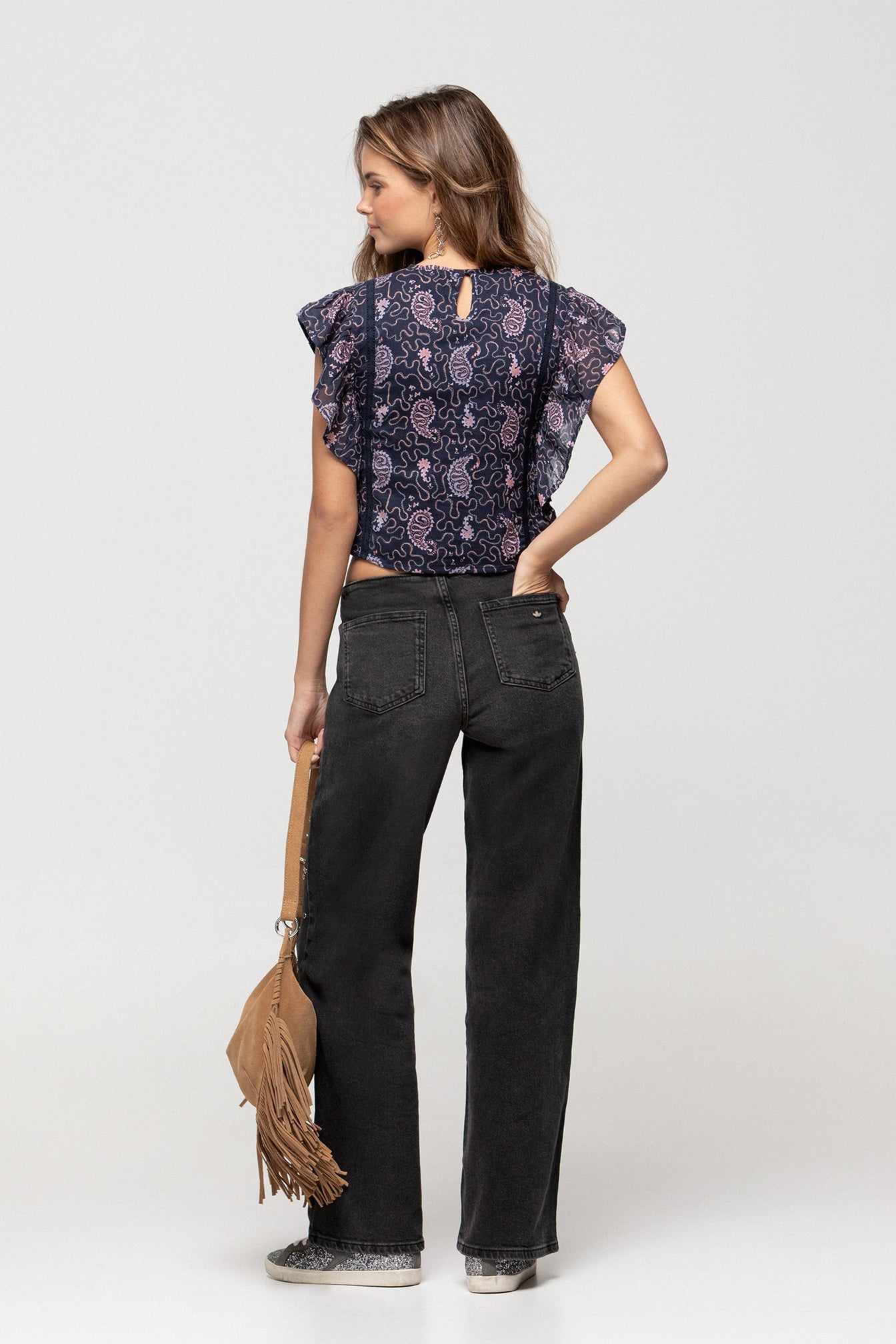 TOP VOLANTES ESTAMPADO