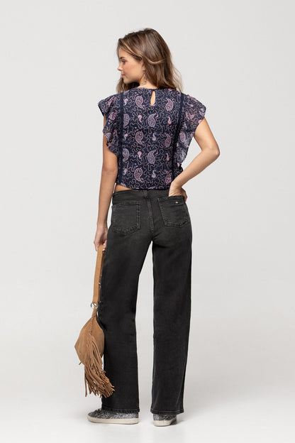 TOP VOLANTES ESTAMPADO