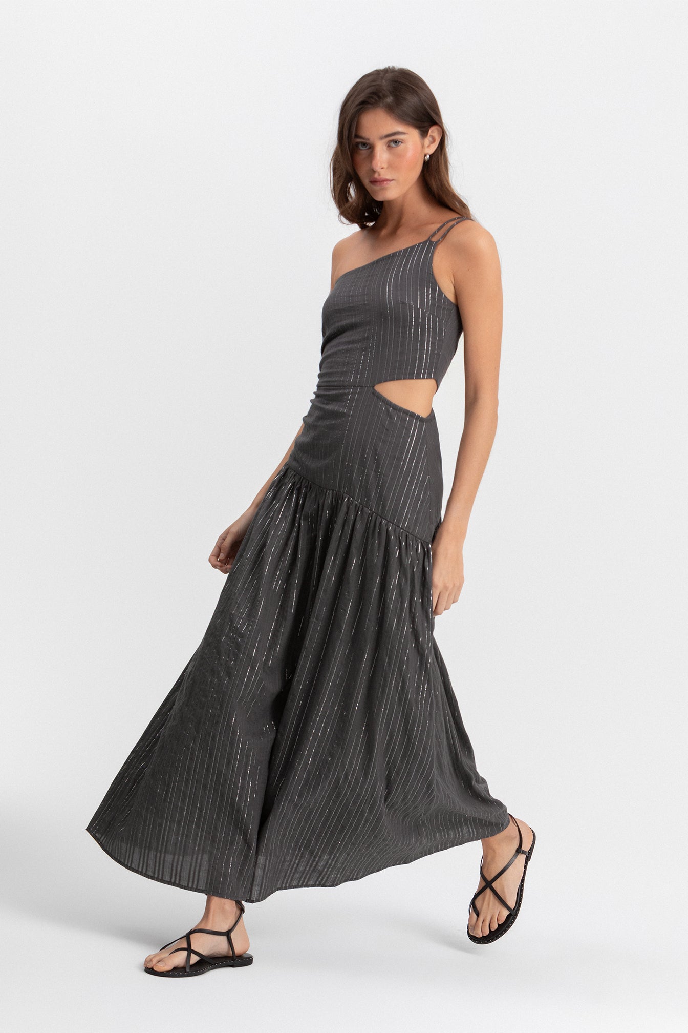 VESTIDO MIDI ABERTURA