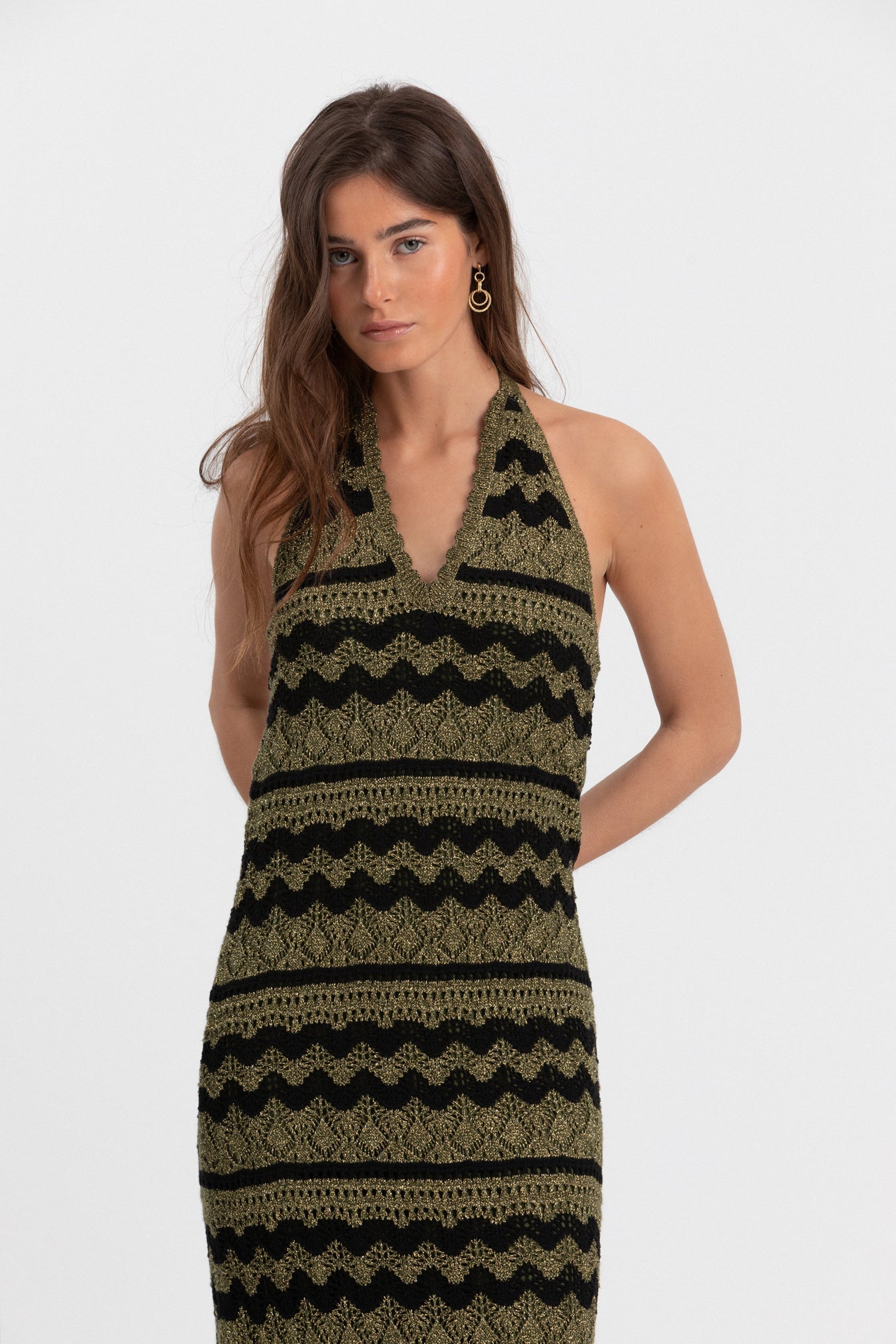 VESTIDO MIDI CROCHET