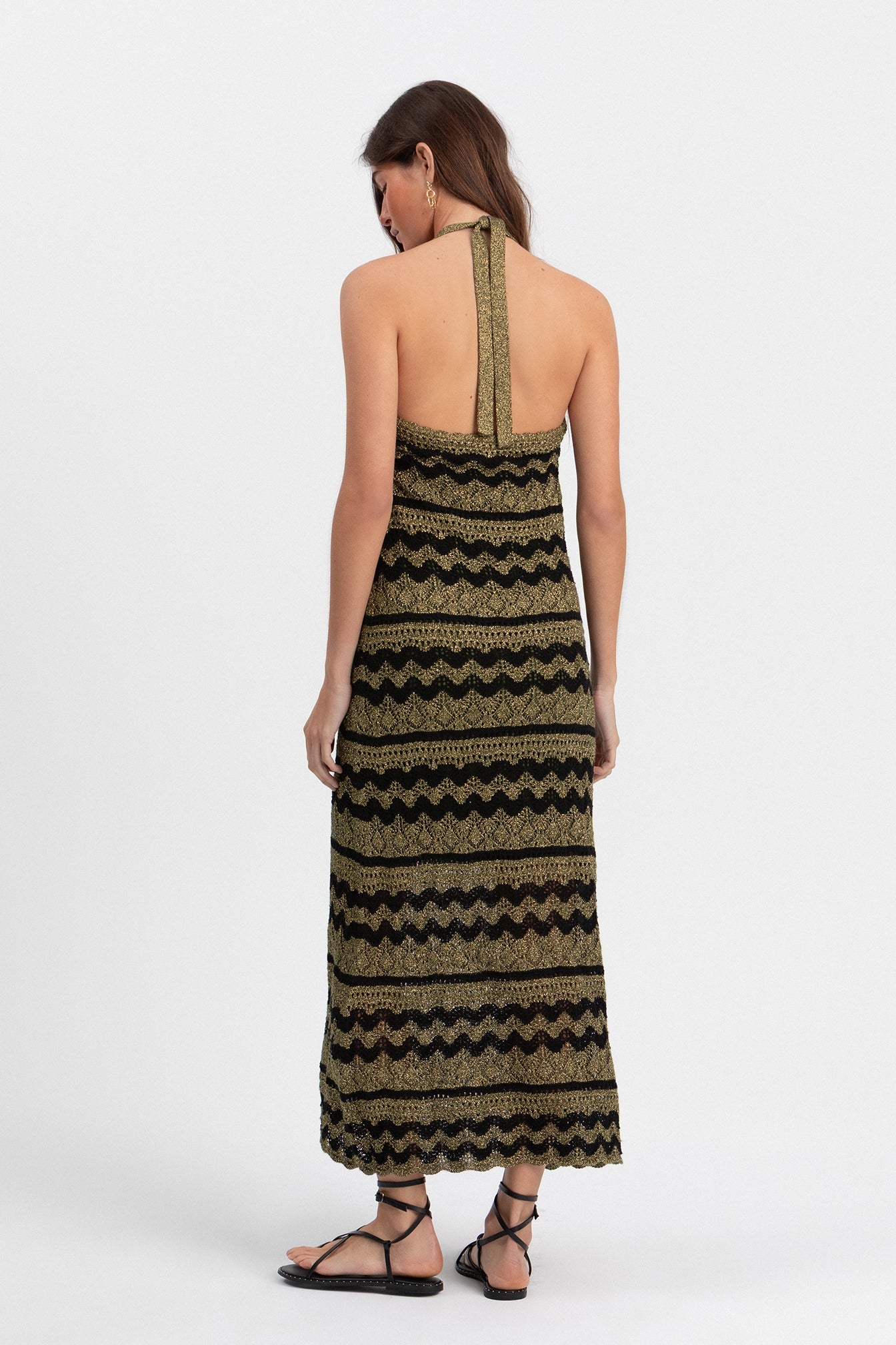 VESTIDO MIDI CROCHET