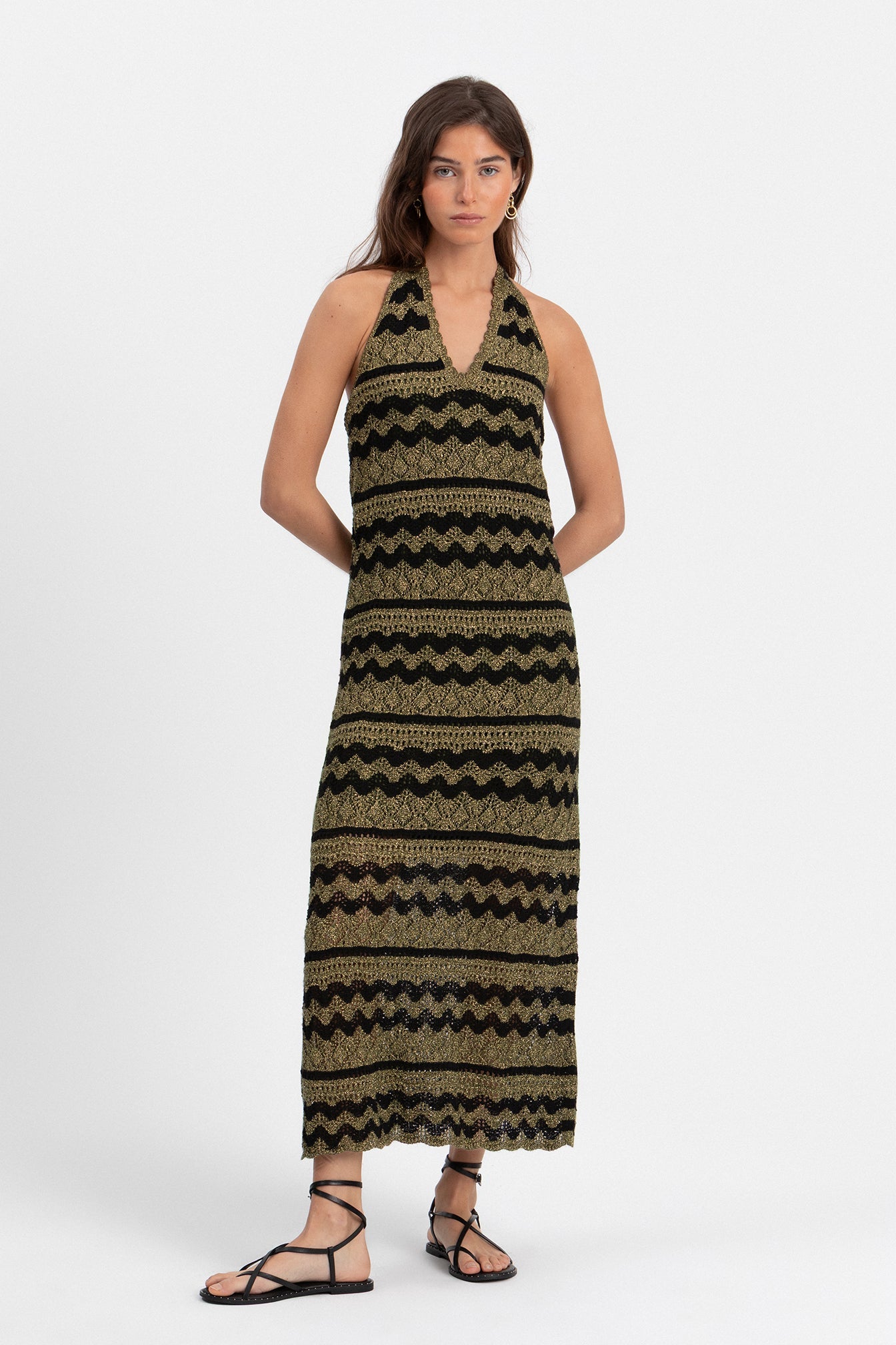 VESTIDO MIDI CROCHET