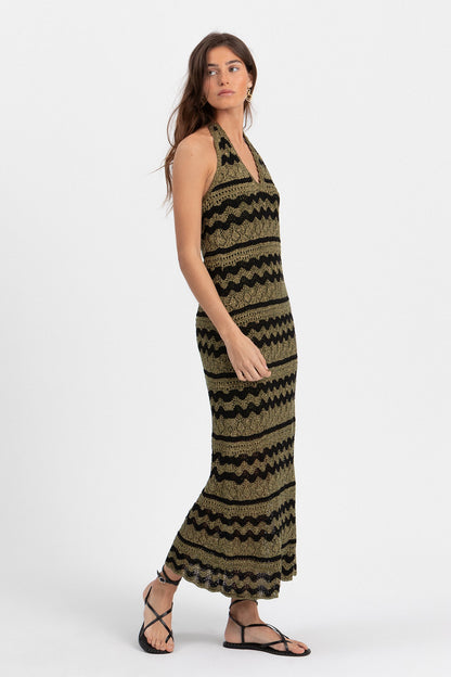 VESTIDO MIDI CROCHET