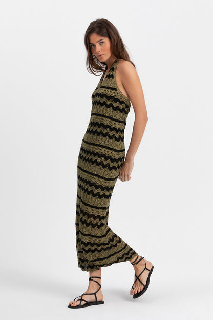 VESTIDO MIDI CROCHET