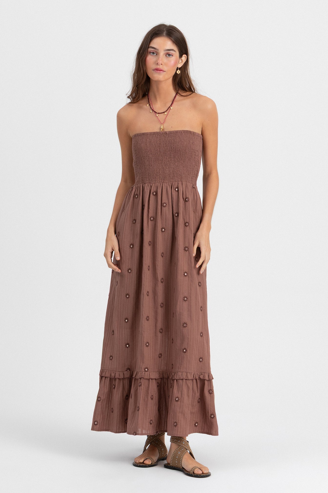 VESTIDO MIDI ESPEJOS