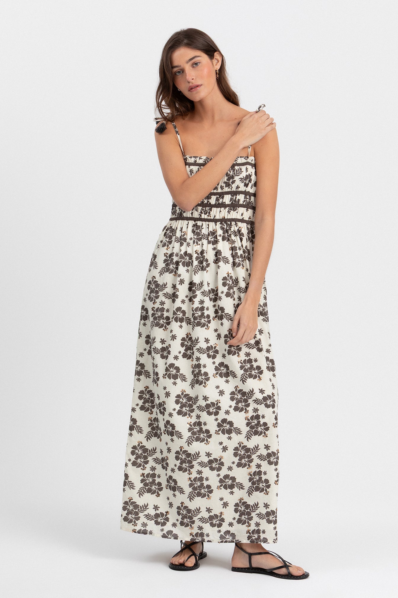 VESTIDO MIDI ESTAMPADO