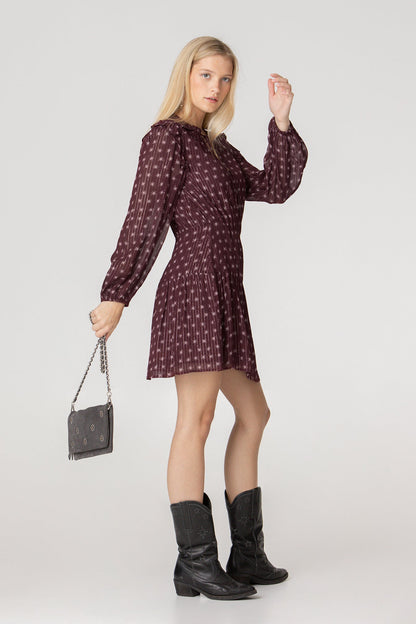 VESTIDO MINI ESTAMPADO