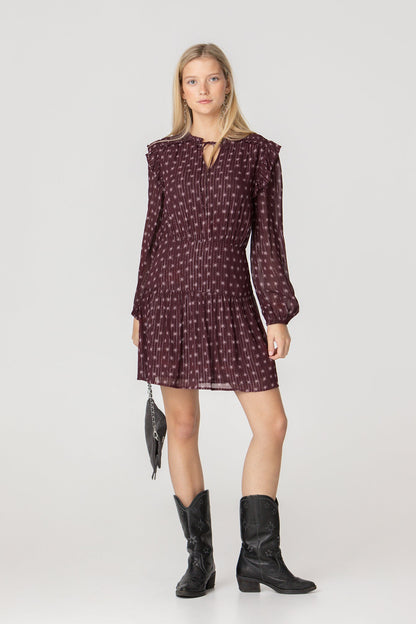 VESTIDO MINI ESTAMPADO