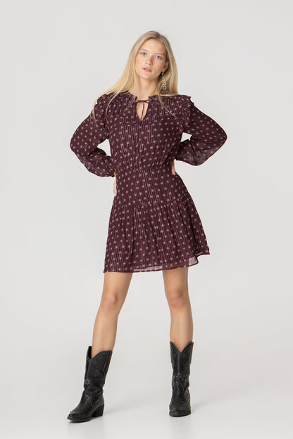 VESTIDO MINI ESTAMPADO