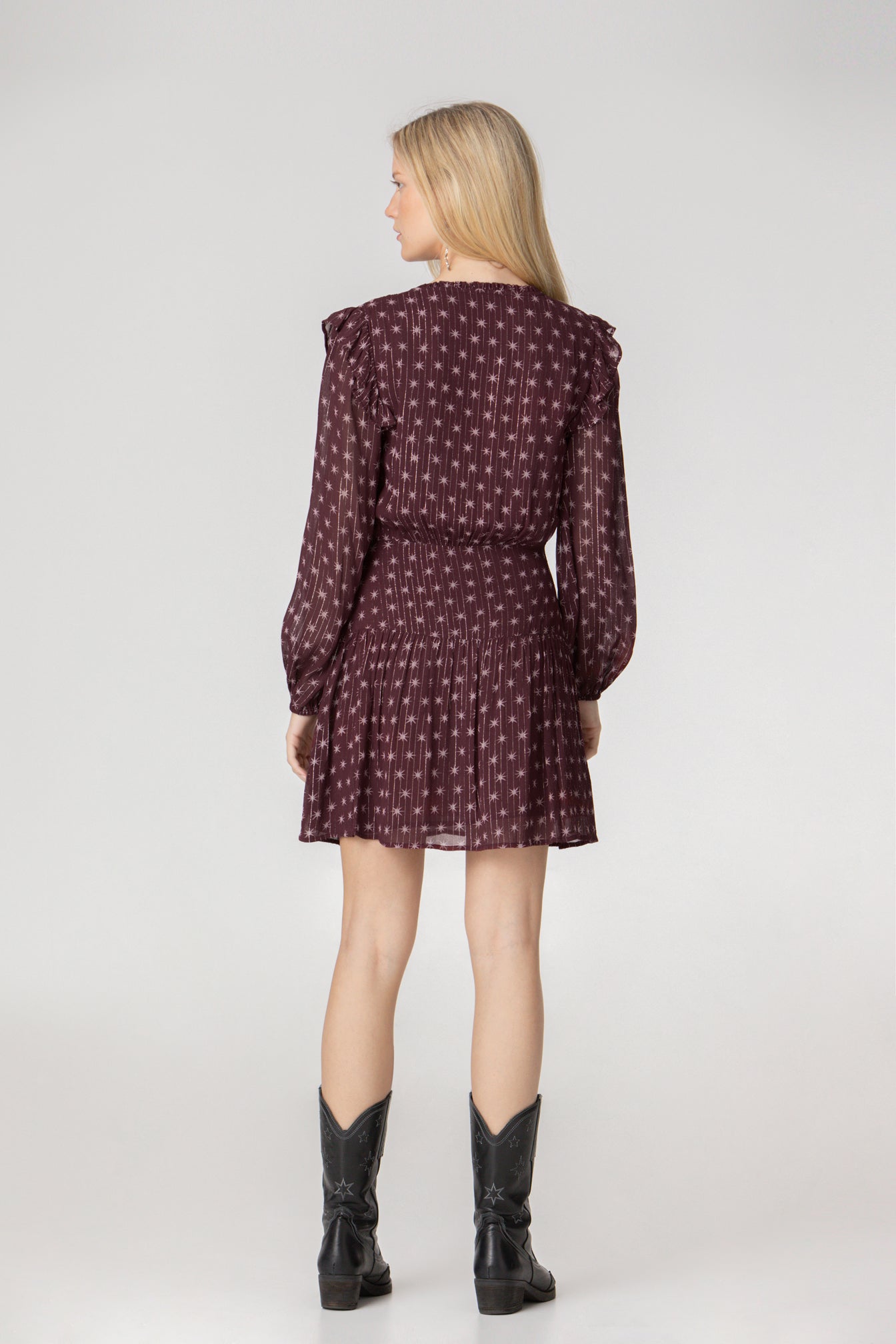 VESTIDO MINI ESTAMPADO