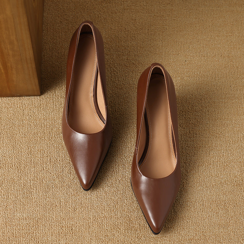 Verona - Elegantes zapatos de tacón bloque para mujer