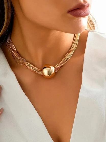 Carla™ | Collar de esfera con acabado de lujo