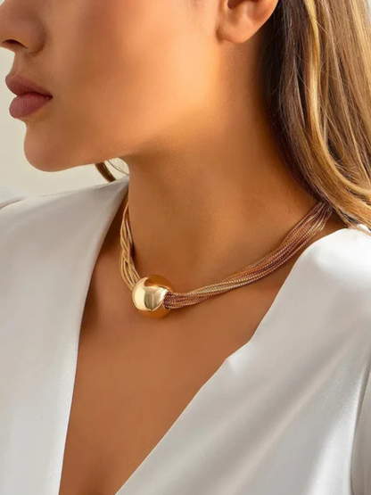 Carla™ | Collar de esfera con acabado de lujo