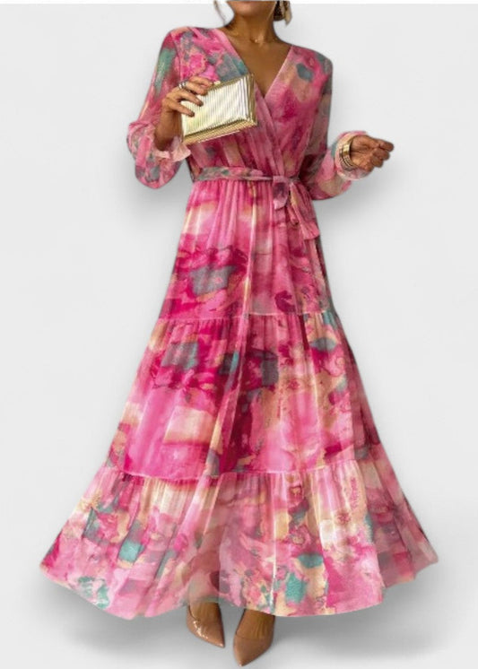 Berta - Vestido Floral Envolvente