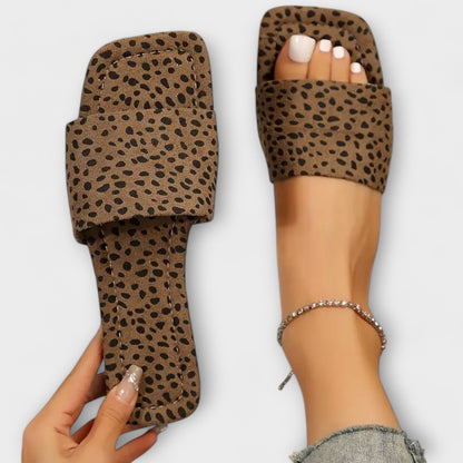 Georgina - Mocasines planos con Estampado de Leopardo