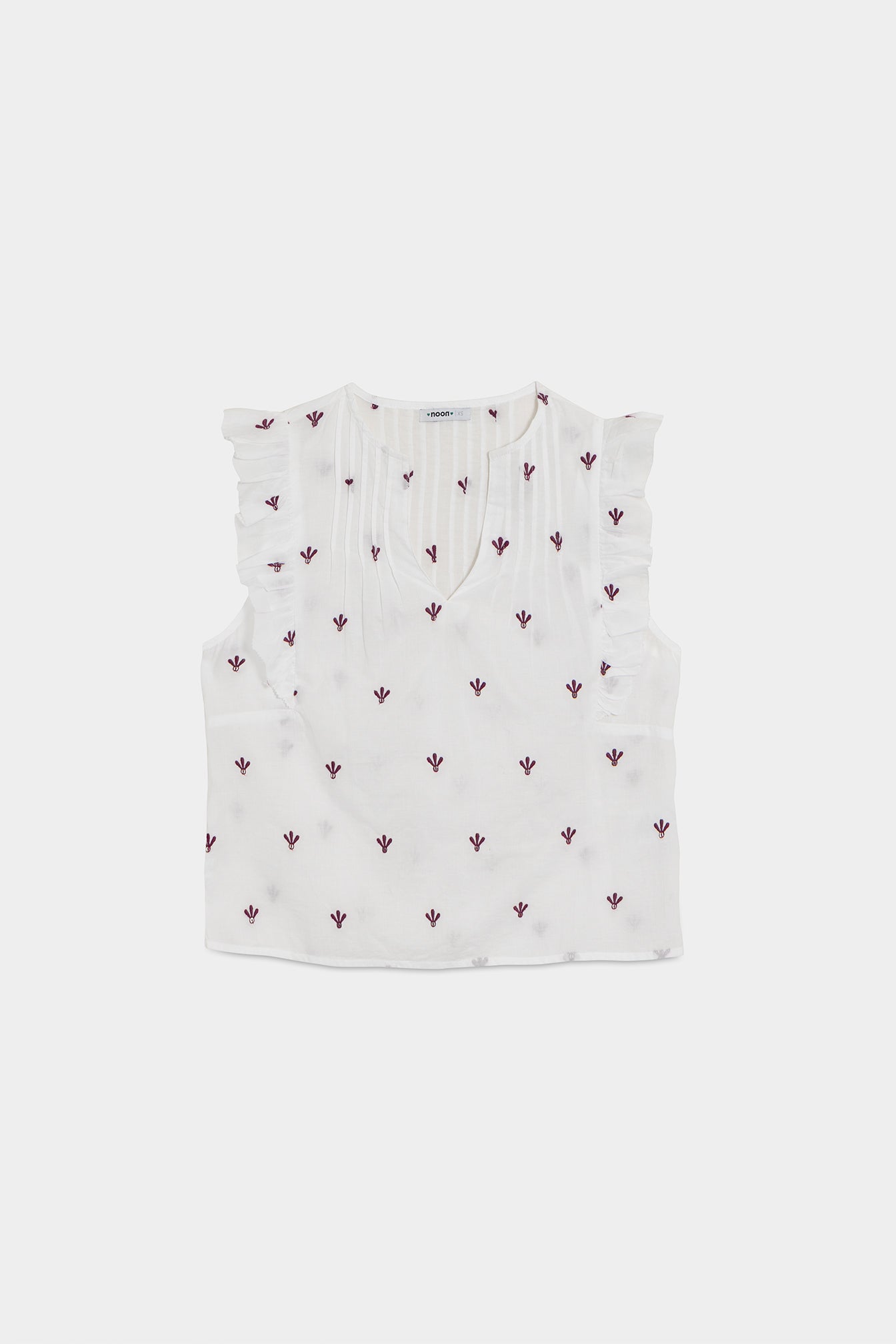 BLUSA DETALLE BORDADO ABALORIO