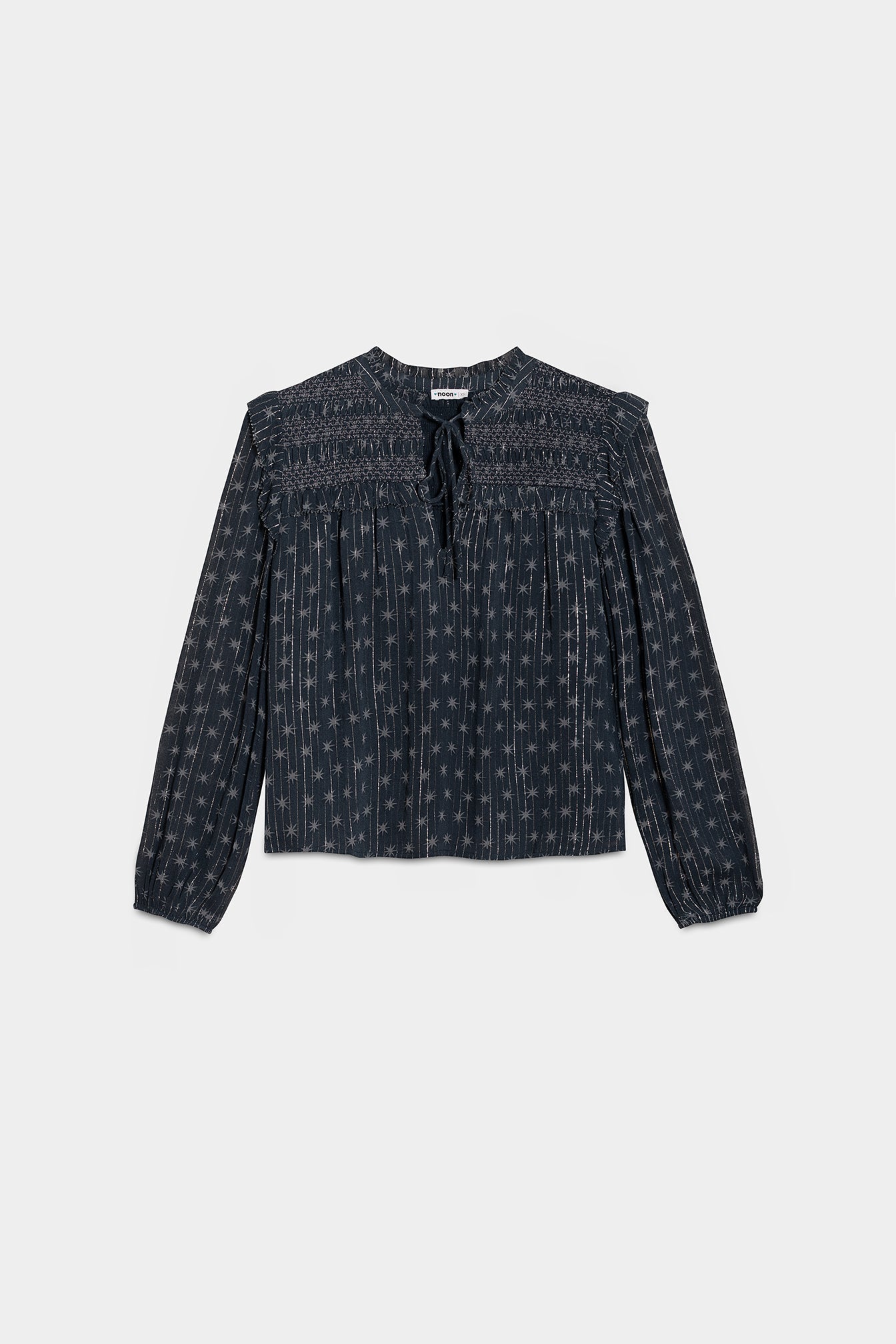 BLUSA ESTAMPADA FRUNCES