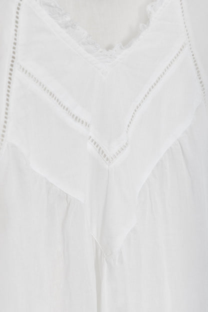 BLUSA FLUIDA MANGAS BORDADAS