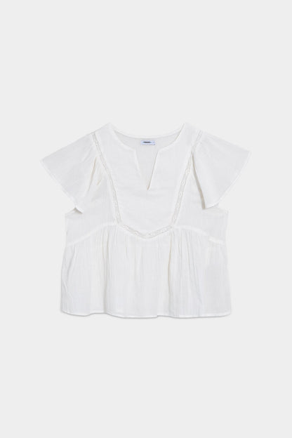 BLUSA FLUIDA MANGAS CAPA