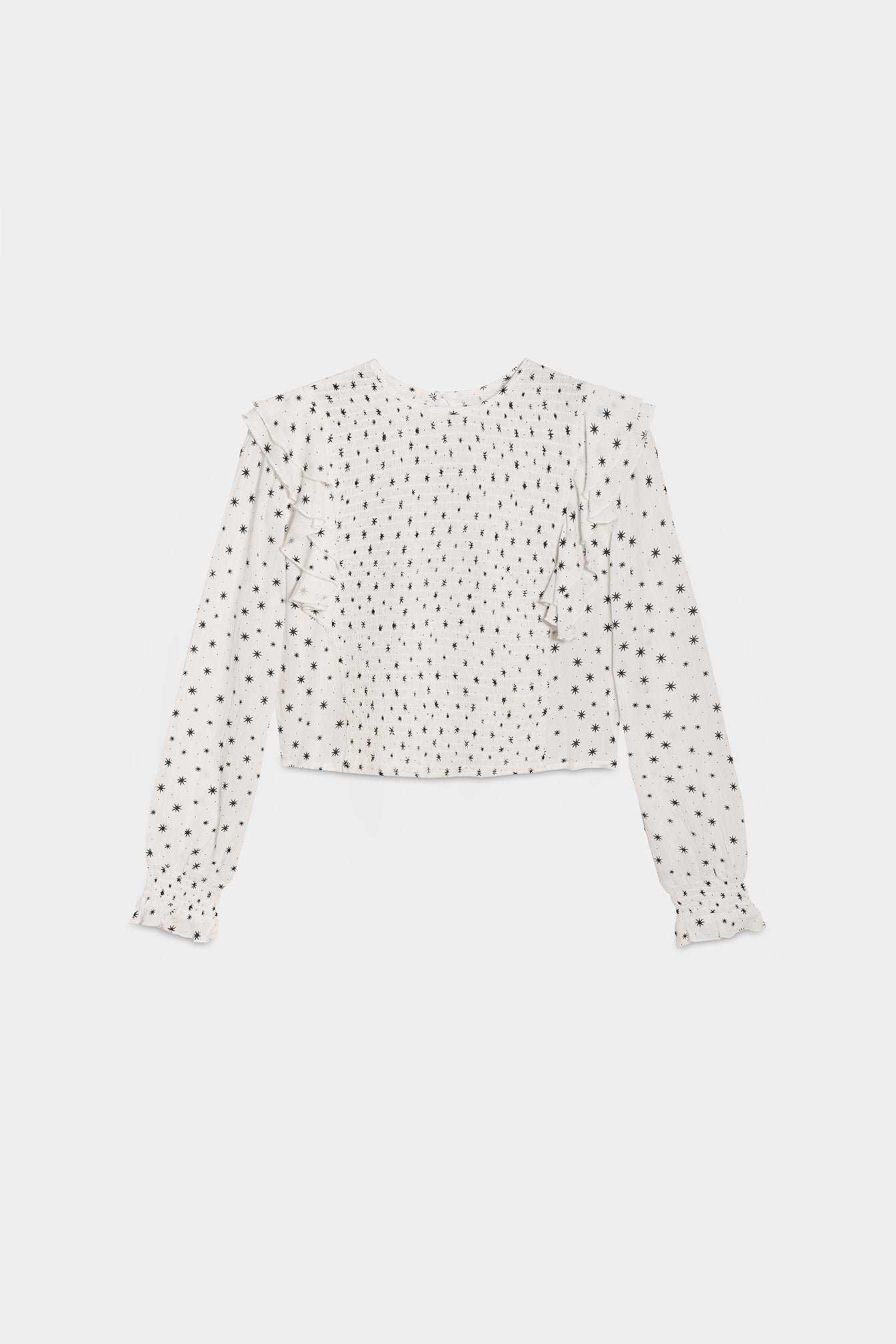 BLUSA FRUNCIDA VOLANTES