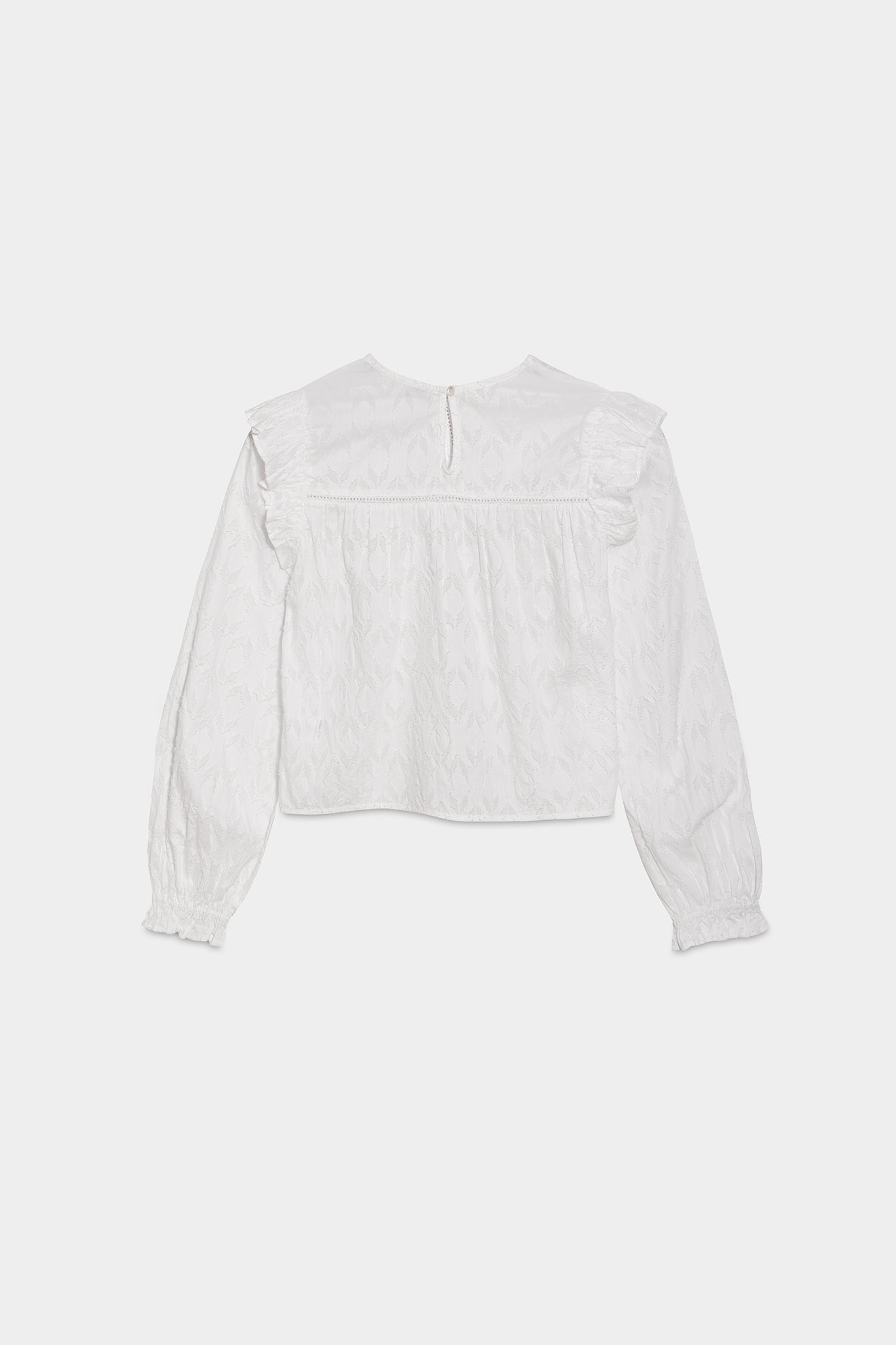 BLUSA TEXTURA VOLANTES