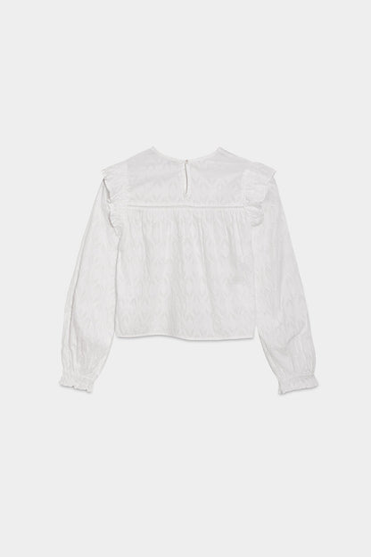 BLUSA TEXTURA VOLANTES