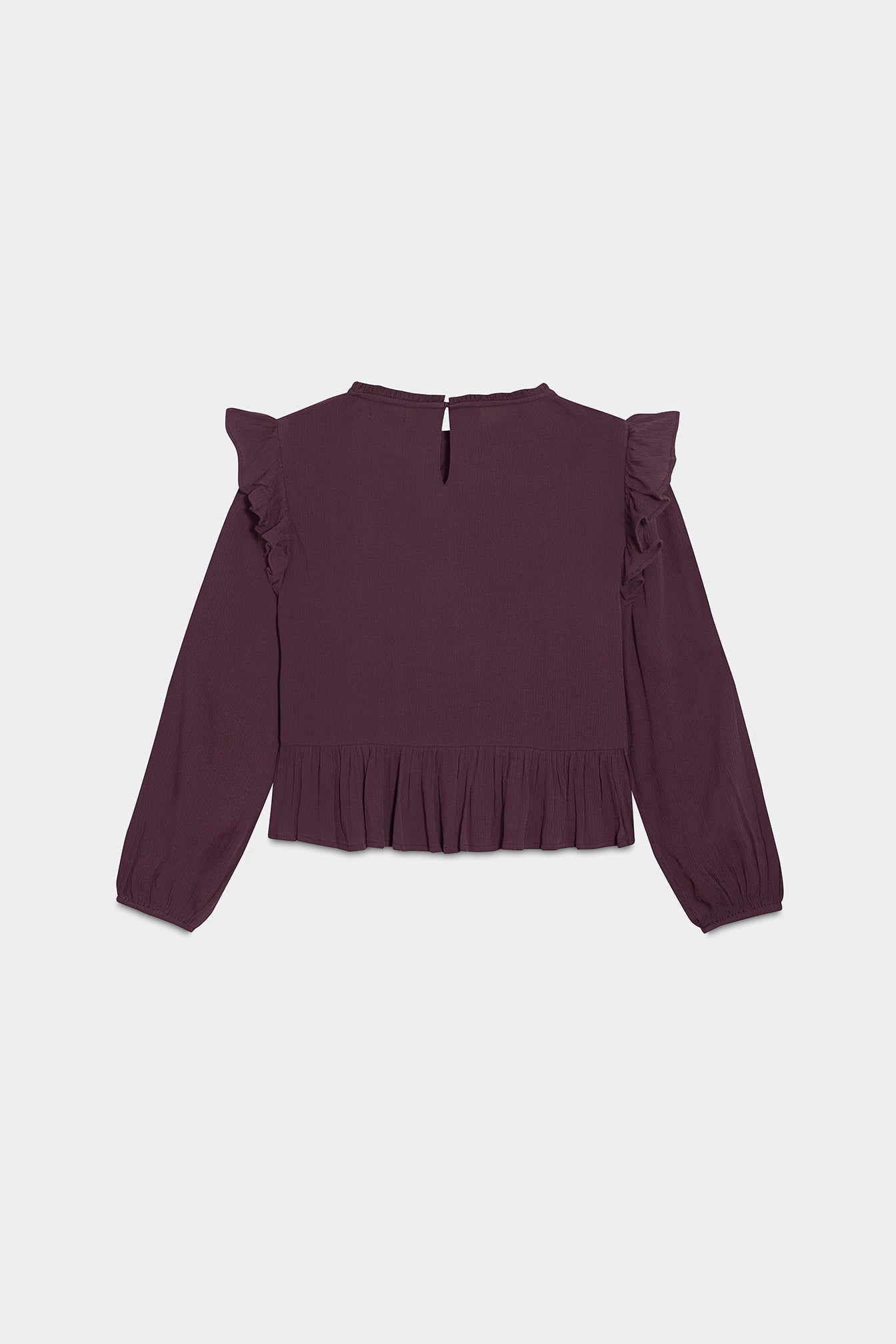 BLUSA VOLANTE DETALLES