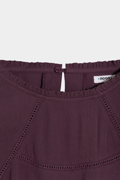 BLUSA VOLANTE DETALLES