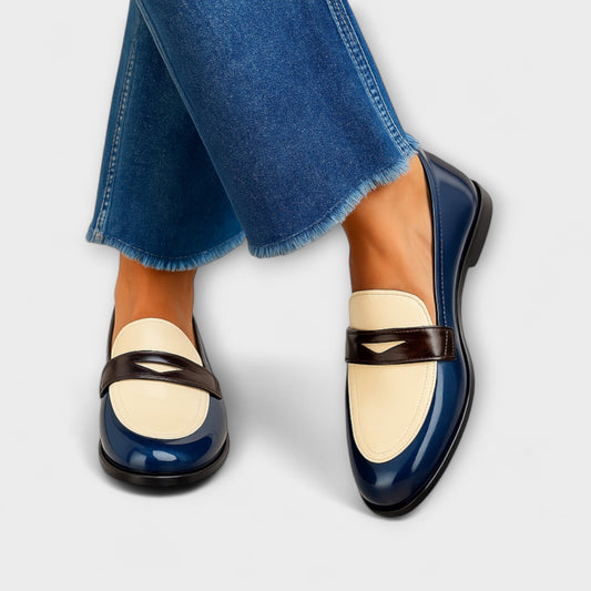 Ángela - Mocasines de Contraste