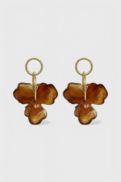 Pendientes con Colgante de Flor