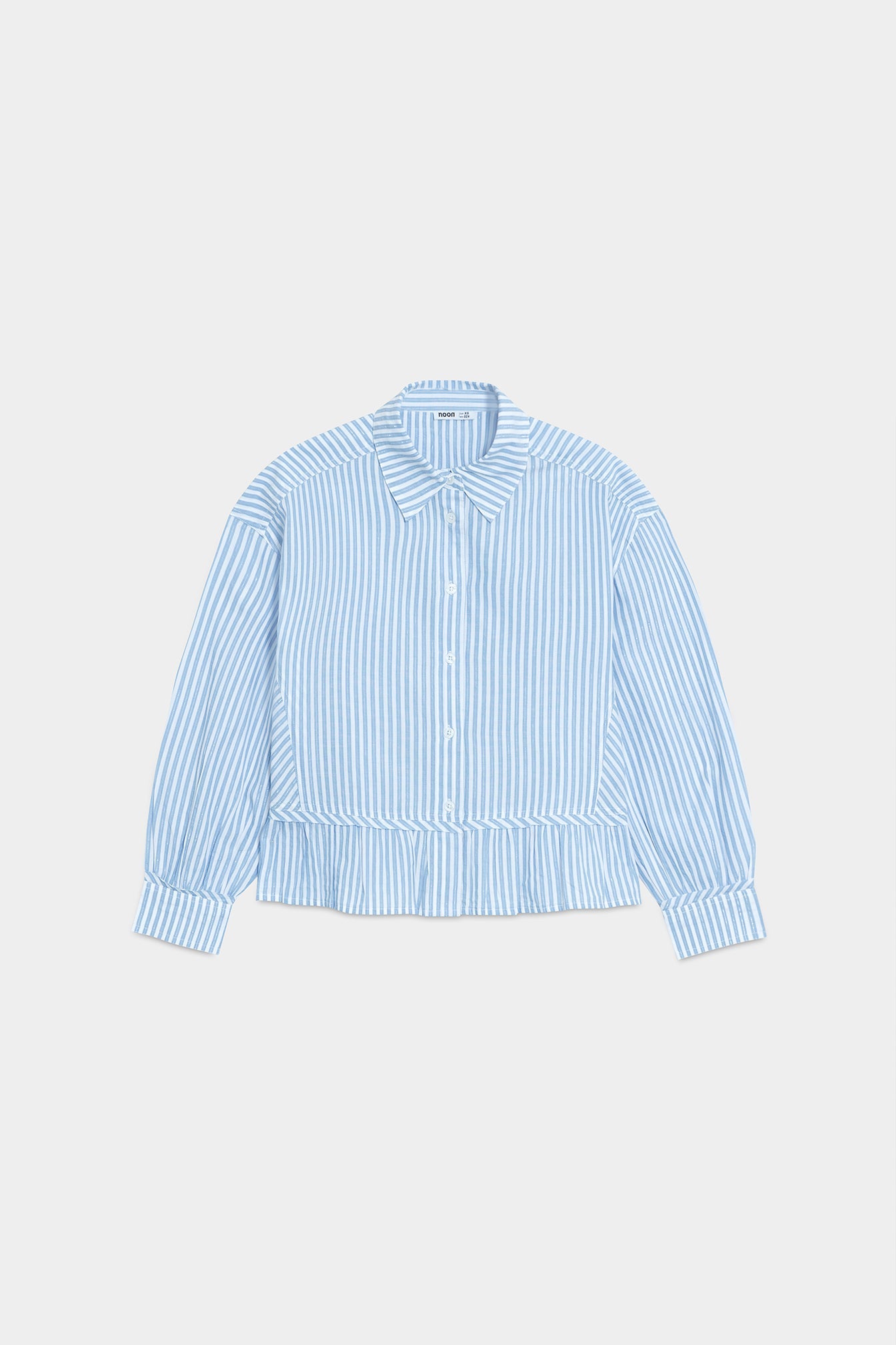 CAMISA VOLANTE RAYAS