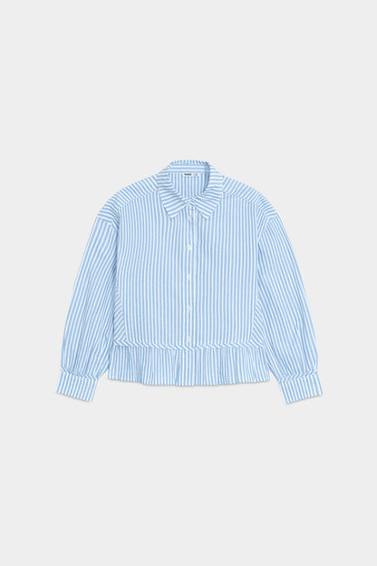 CAMISA VOLANTE RAYAS