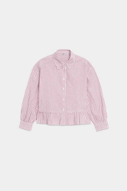 CAMISA VOLANTE RAYAS
