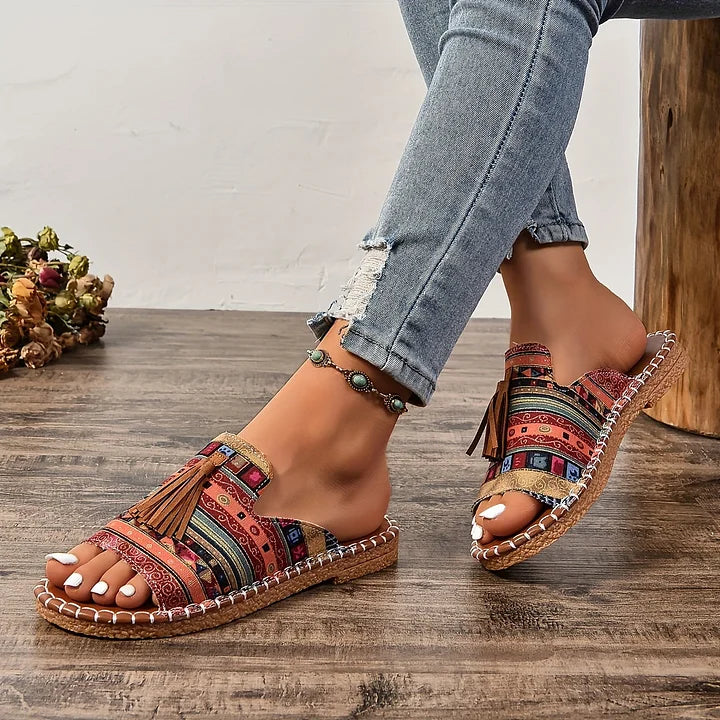 Elena - Sandalias Ortopédicas Planas Confortables