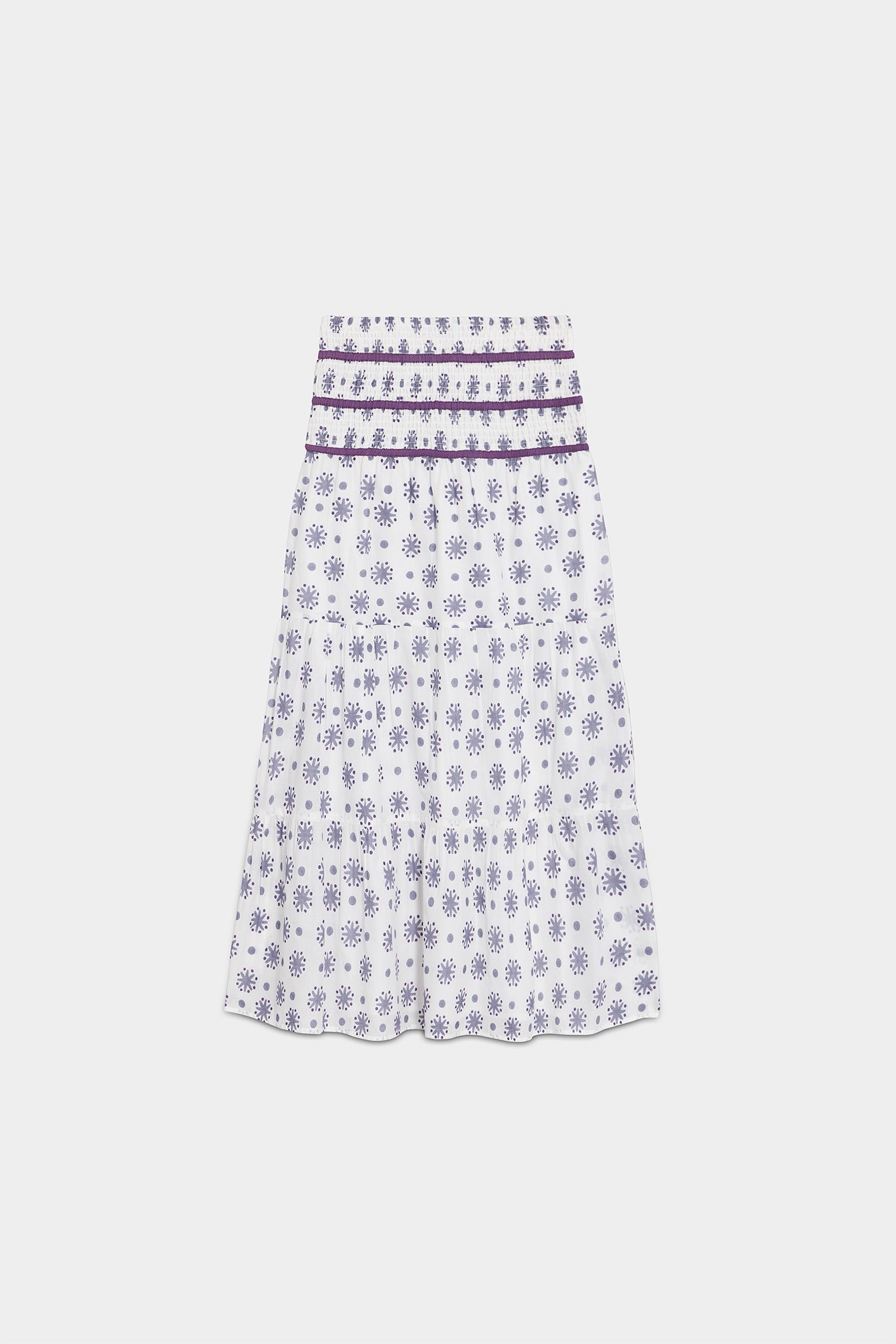 FALDA LARGA ESTAMPADA
