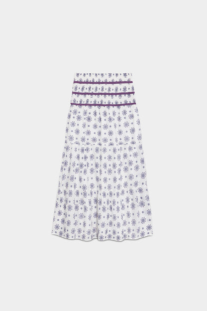 FALDA LARGA ESTAMPADA