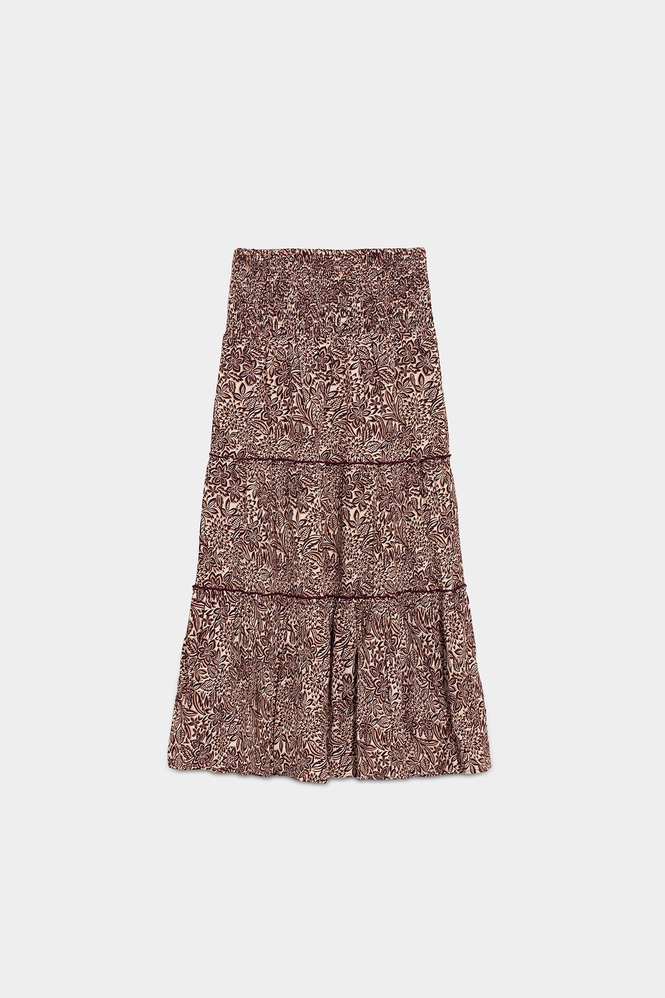 FALDA LARGA ESTAMPADA