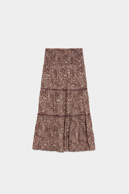 FALDA LARGA ESTAMPADA