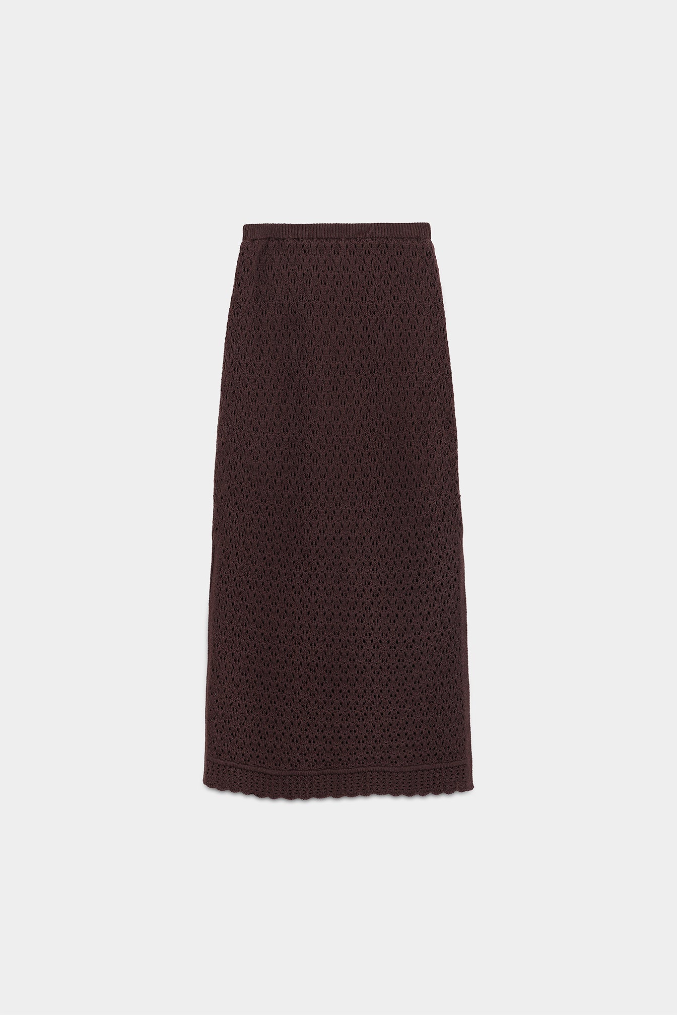 FALDA MIDI CROCHET
