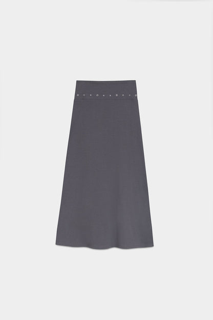 FALDA MIDI EYELETS