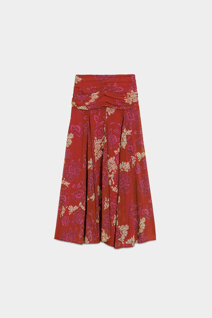 FALDA MIDI GODETS MER SIERRA