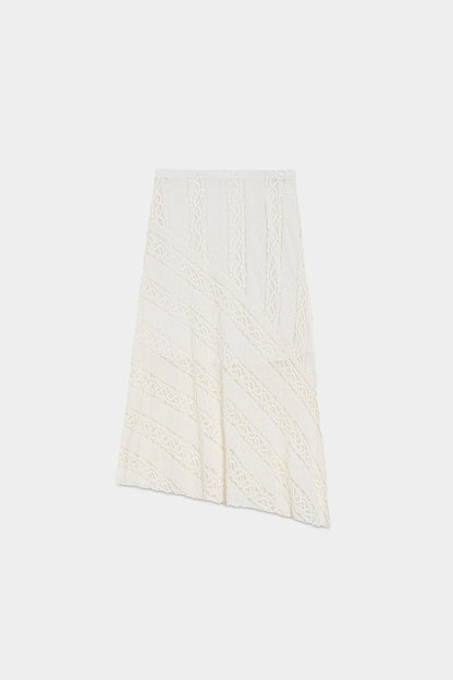 FALDA MIDI LACE