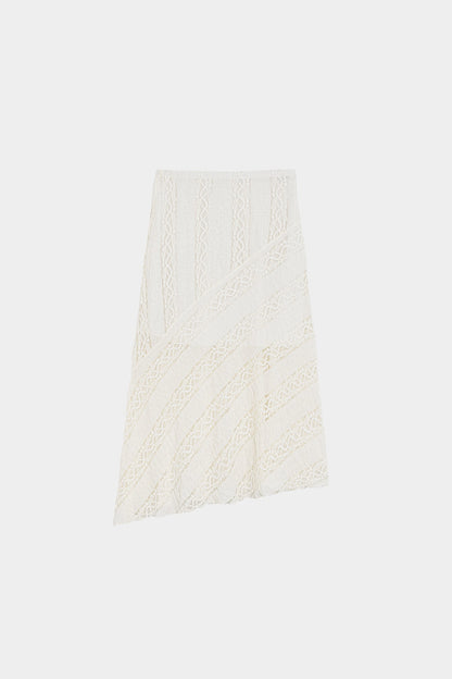 FALDA MIDI LACE