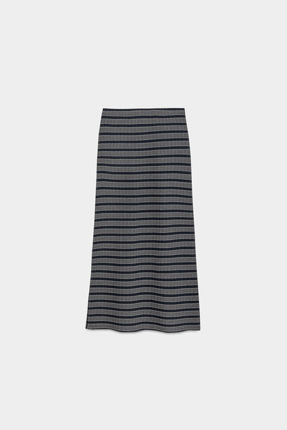 FALDA MIDI RAYAS LUREX
