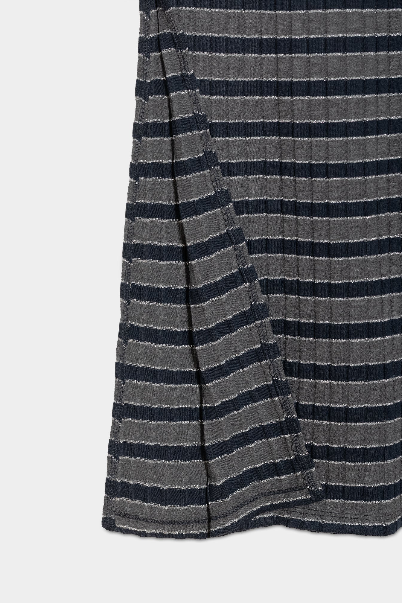 FALDA MIDI RAYAS LUREX