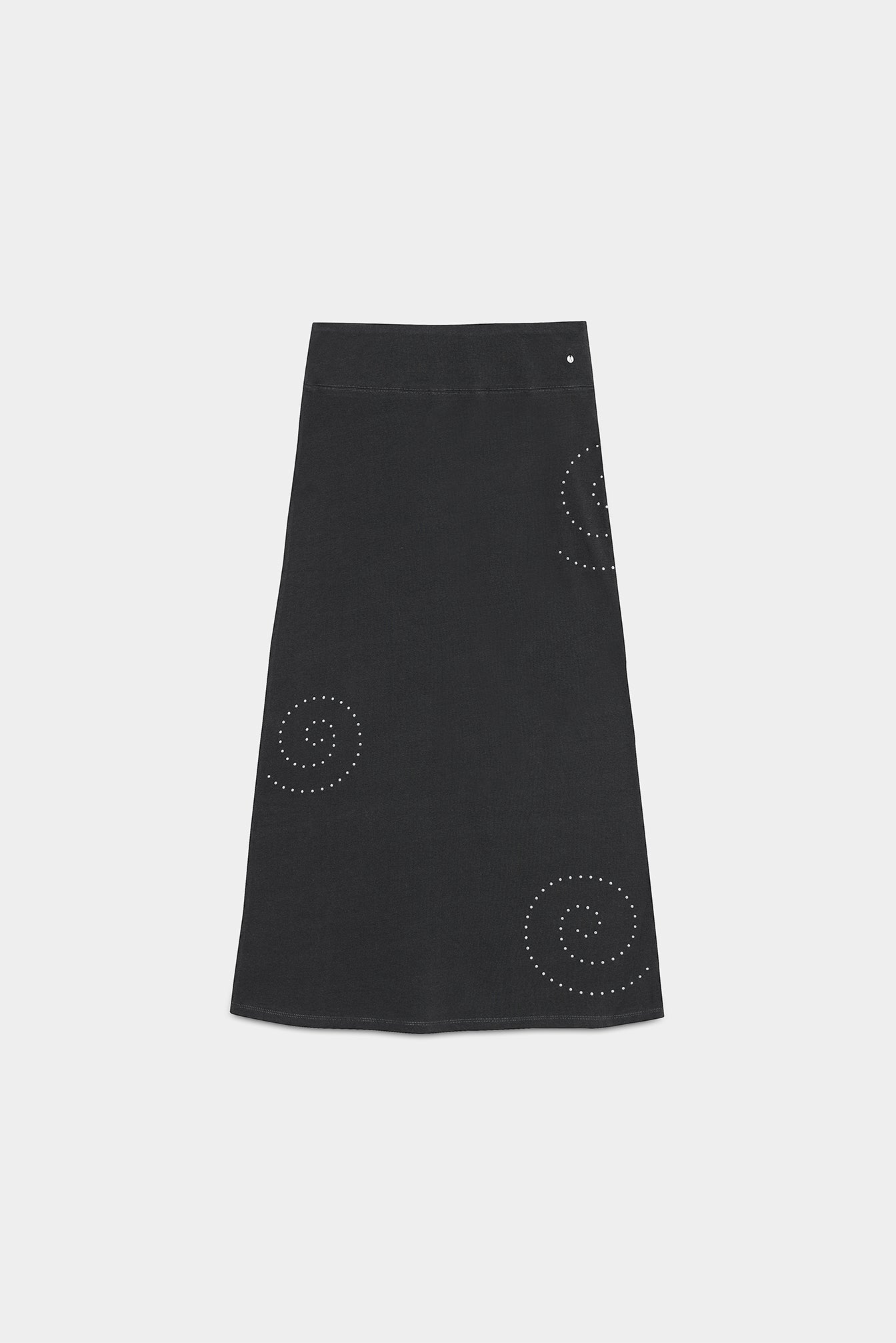 FALDA MIDI TACHAS ESPIRAL