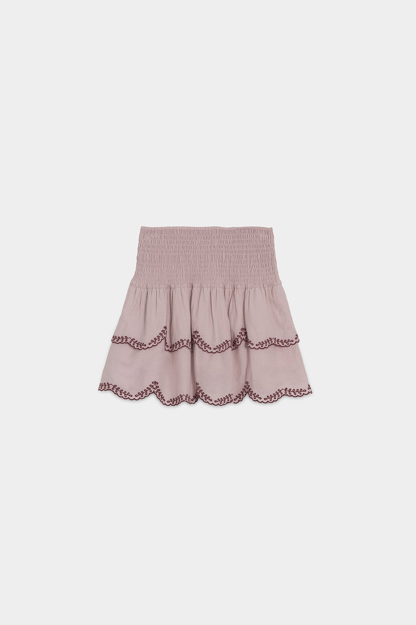 FALDA MINI BAJO BORDADO