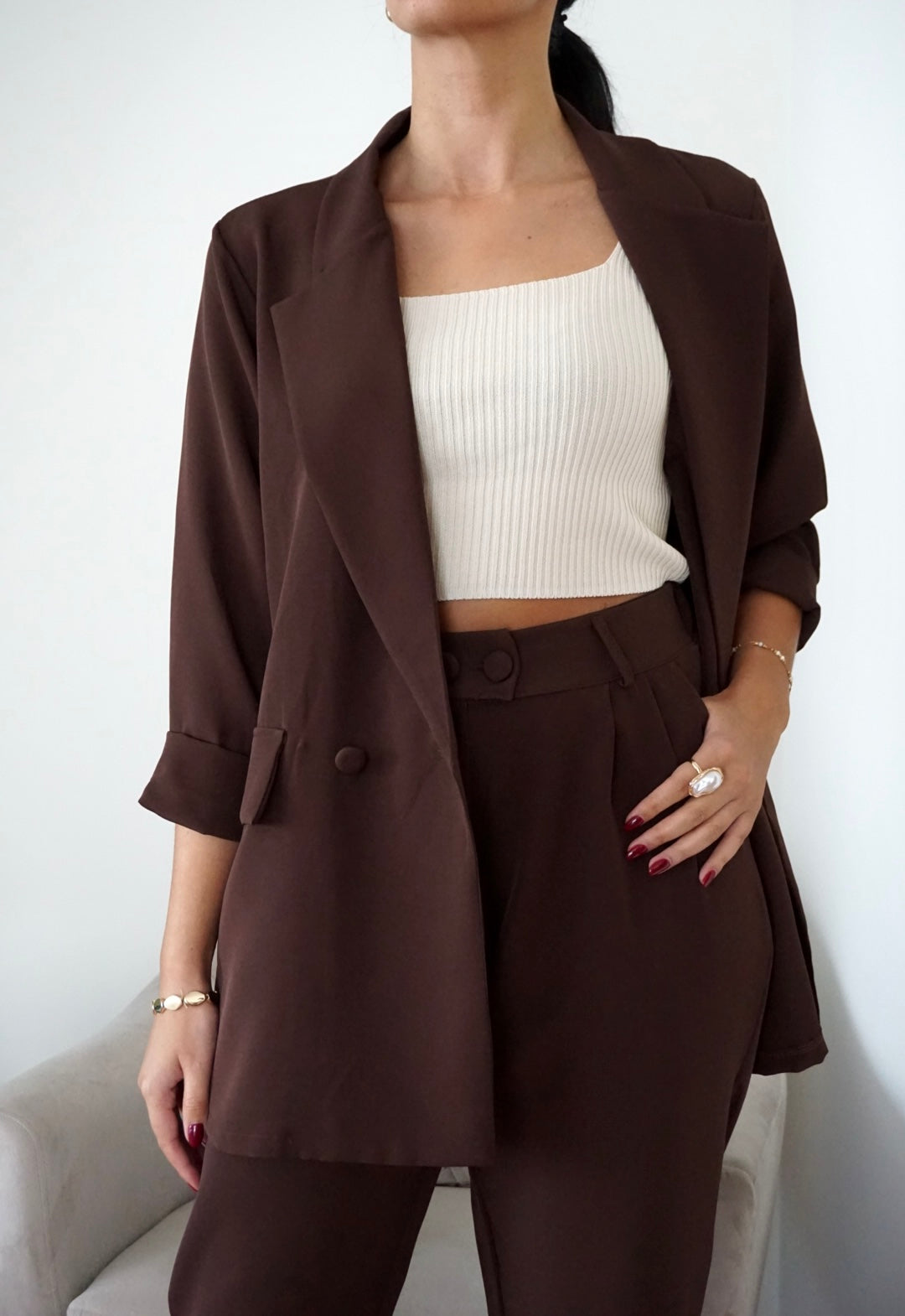 Catarina - Conjunto Borgoña